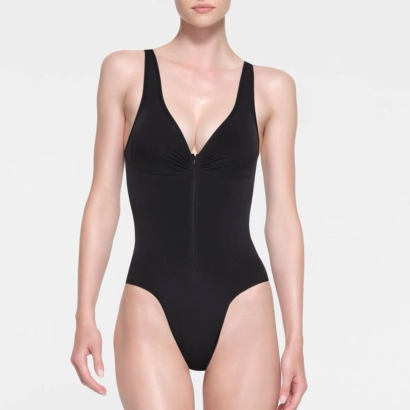 Seamless Sculpt Bodysuit with Front Zipper - Image 13