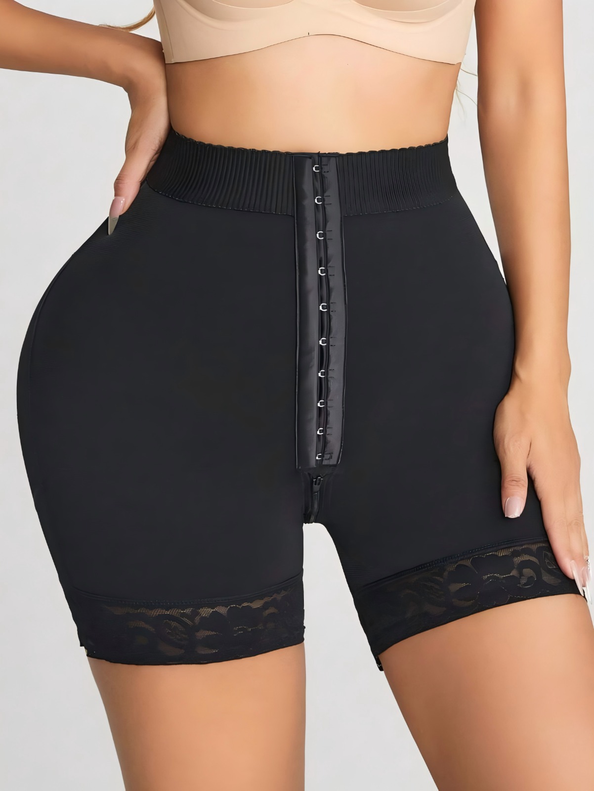 Low Waist Front Zip Shorts - Image 7